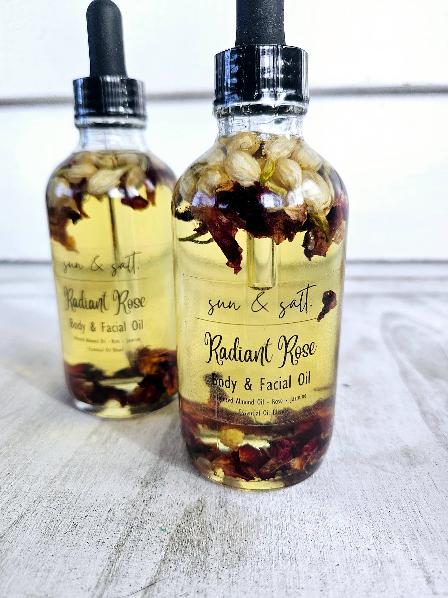 Radiant Rose Body & Facial Oil - Infused Almond Oil