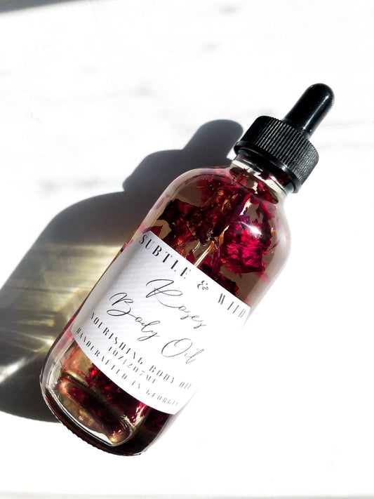 Rose Botanical Body Oil (Unscented)