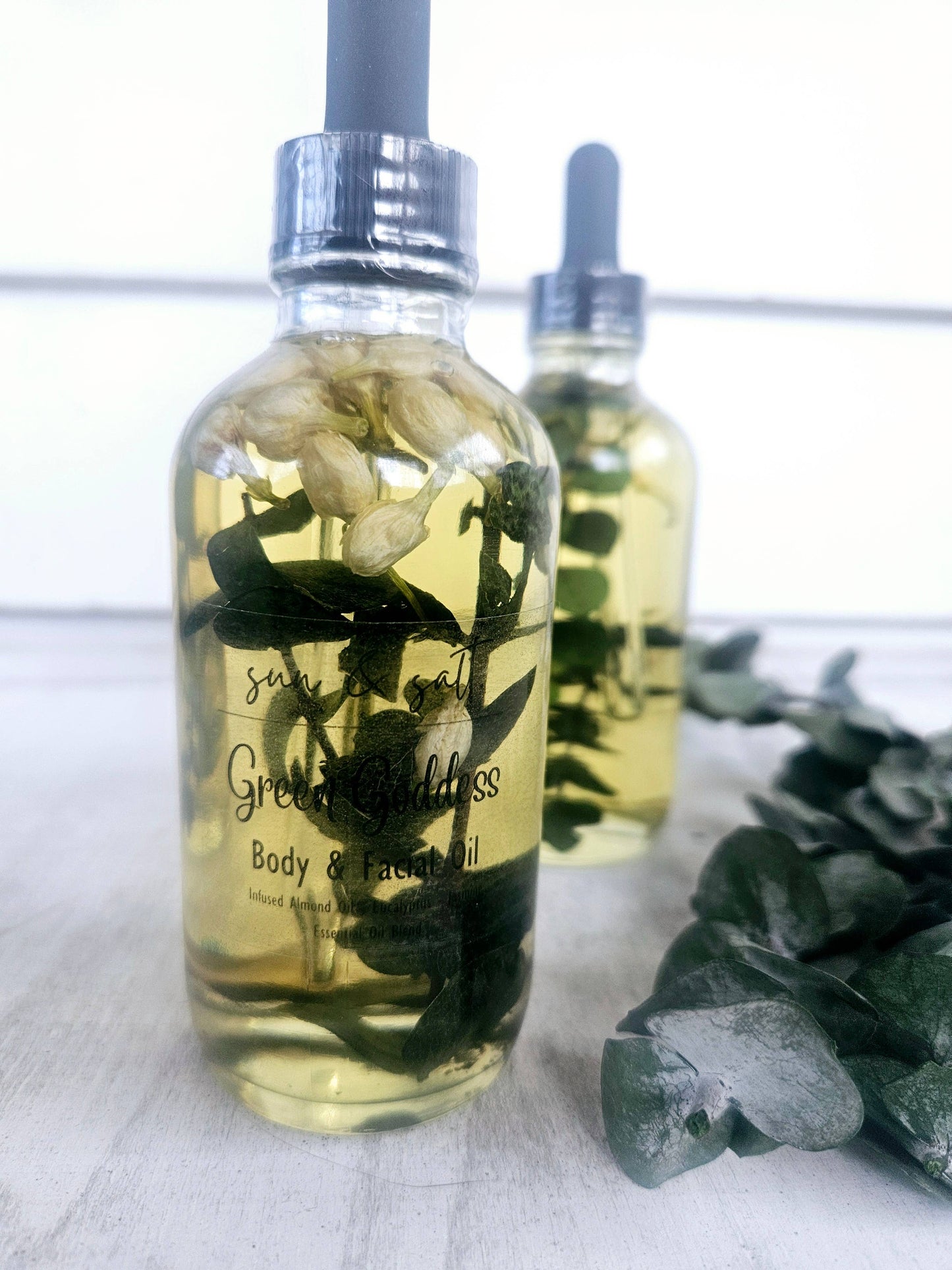 Green Goddess Body & Facial Oil - Almond Infused Oil